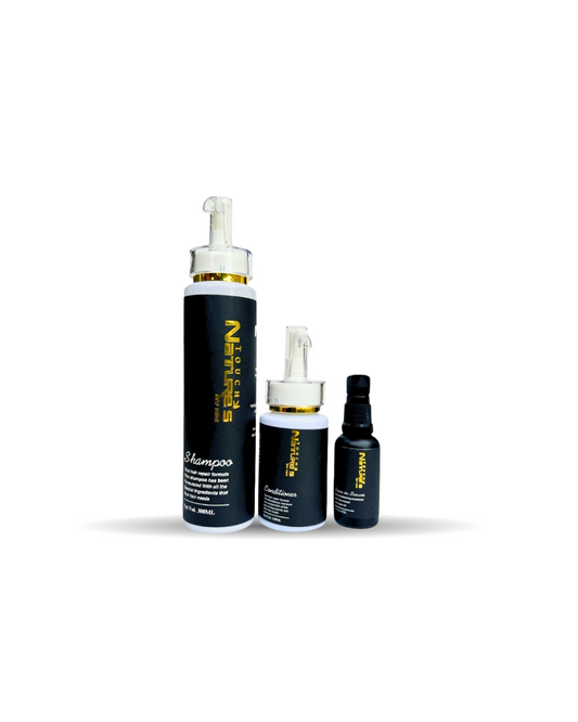 Daily Care Trio – Shampoo + Conditioner + Leave-In Serum