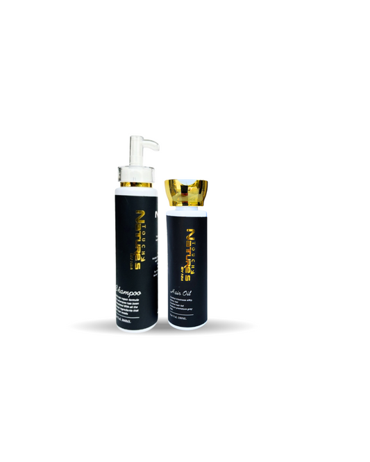 Nourish & Clean Combo – Hair Oil + Shampoo